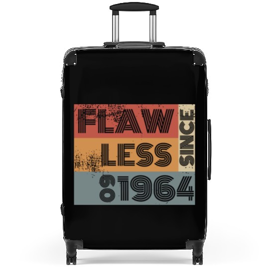 60th birthday Flawless since 09/1964 Suitcases