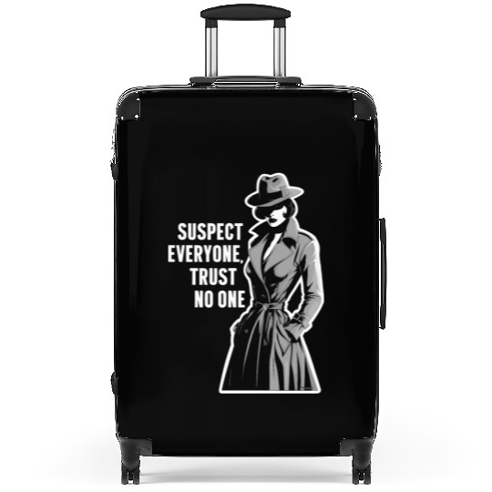Suspect Everyone Trust No One Murder Mystery Suitcases