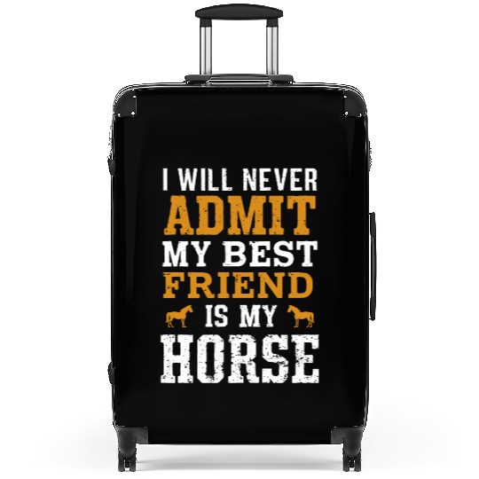 Cowboy Lifestyle Western Theme with Horses and Suitcases
