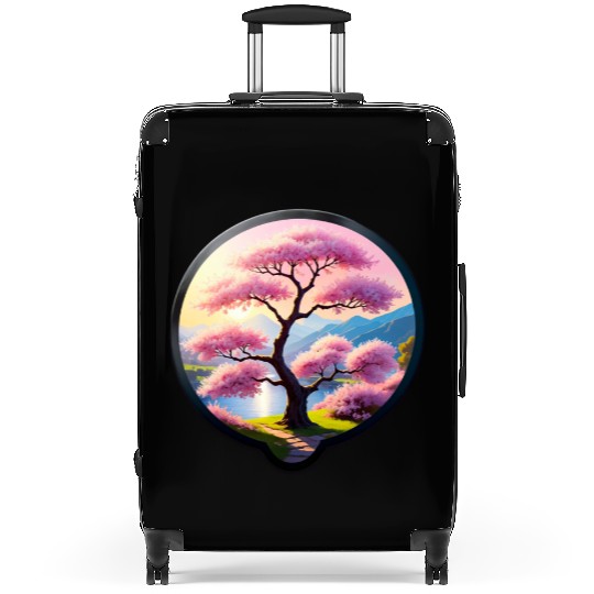Blooming Cherry Blossom by Riverbank Suitcases