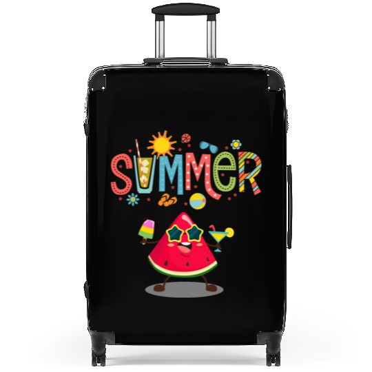 Summer Vibes: Fresh Watermelon Design! Suitcases