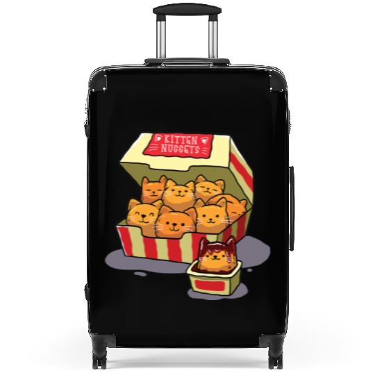 Kitten Nuggets Food Cat Lover Suitcases