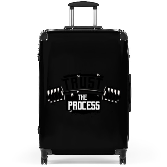 Trust The Process Motivational Quote Gym Suitcases