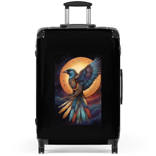 Bird of paradise Suitcases