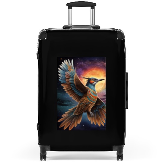 Bird of paradise Suitcases