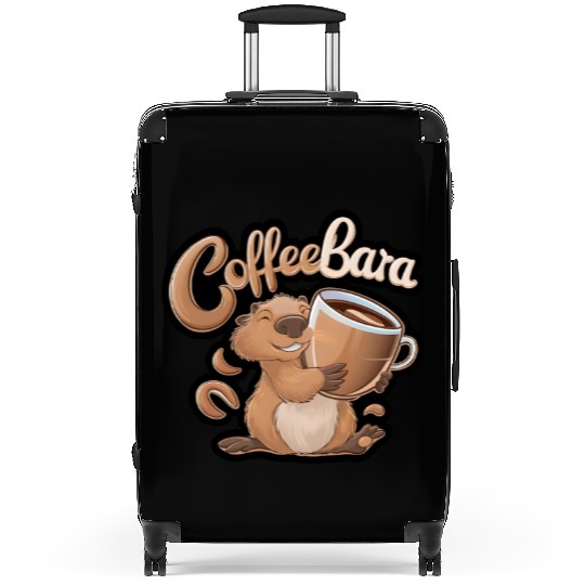 Coffeebara Capybara Coffedrinker Suitcases