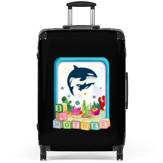 I Love My Mother , Cute Design Suitcases