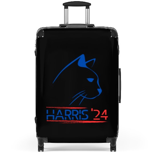 Funny Childless Cat Lady For Quote 2024 kamala Suitcases