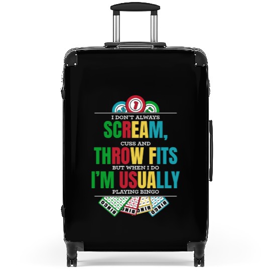 Don't Always Scream Daubers Professional Caller Suitcases