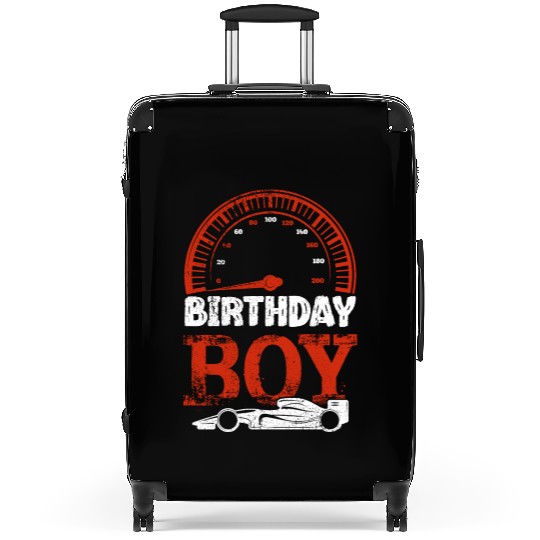 Birthday Boy Race Car Racing Suitcases