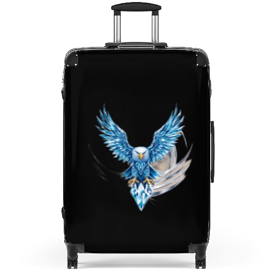 Elevate Your Style with the Crystal Eagle Suitcases