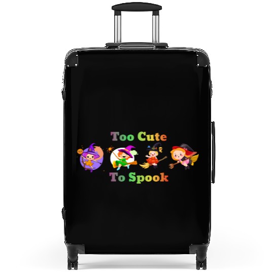 Too Cute to Spook Halloween Trick or Treat Suitcases
