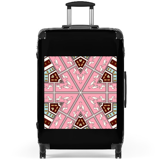eyes on nature mandala Suitcases