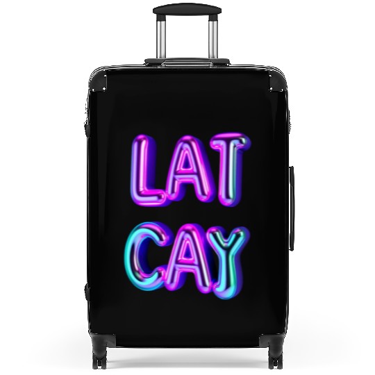 Typography Suitcases