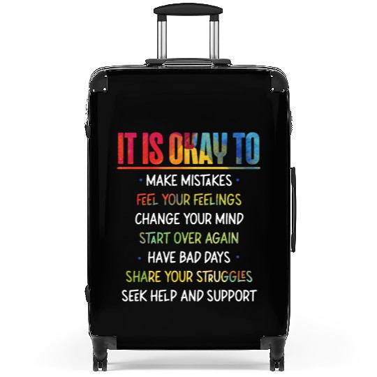 School Counselor It Is Okay To Suitcases