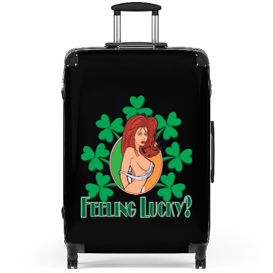 Feeling Lucky Girl Suitcases