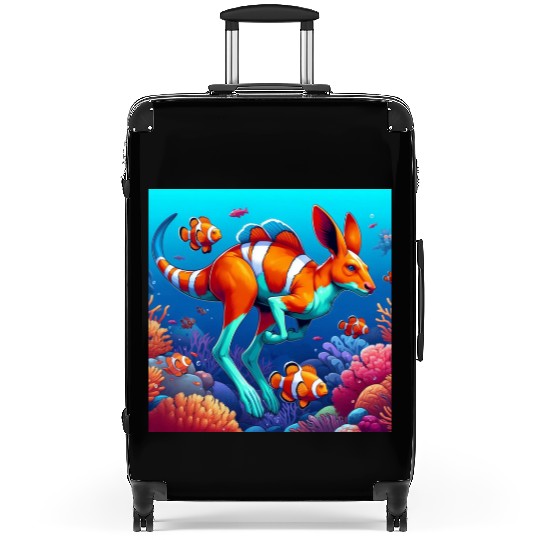 The kangaroo-clown fish Suitcases