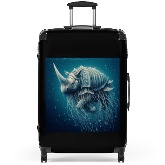 The jellyfish-rhino Suitcases