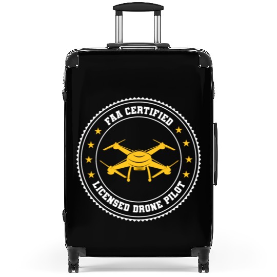 FAA Certified Licensed Drone Pilot Suitcases
