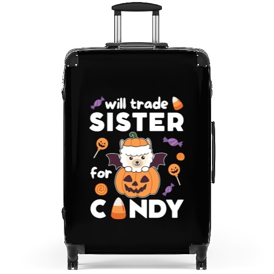 Alpaca Halloween Trade Sister For Candy Suitcases