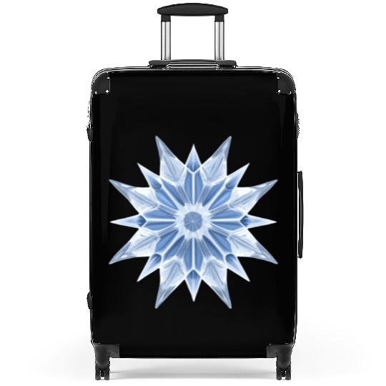 Ice Crystal Suitcases