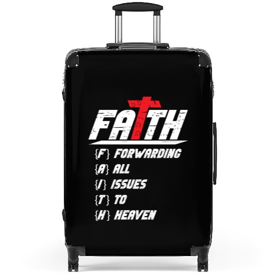 Faith Acronym Love Jesus Christian Christmas Suitcases