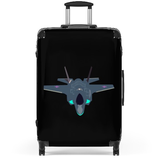 Stealthy F-35 Fighter Jet Design Suitcases