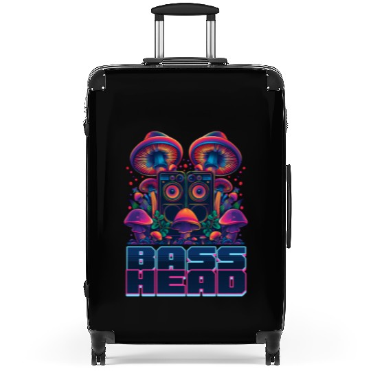 EDM Festival Bass Head Suitcases