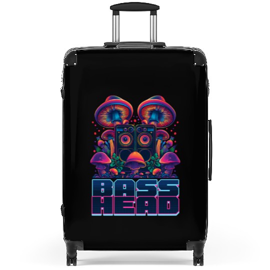 EDM Festival Bass Head Suitcases