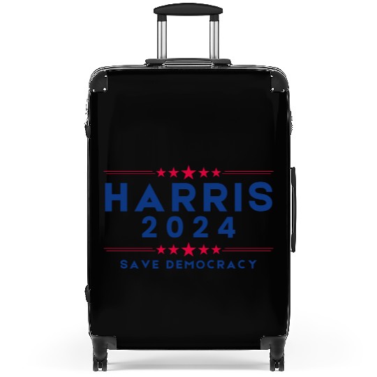 Harris For President 2024 Save democracy Suitcases