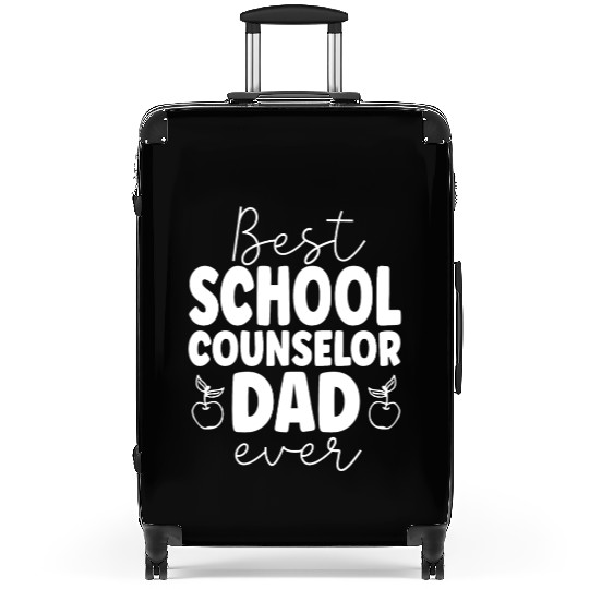School Counselor Dad Best School Suitcases