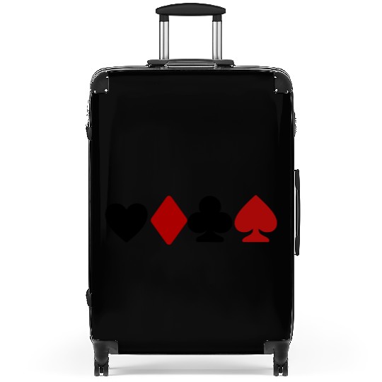 playing card lovers Suitcases