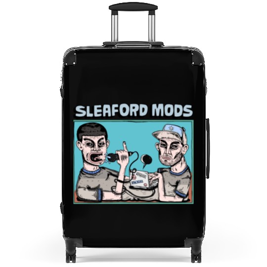Sleaford Mods Punk Rock Design Suitcases
