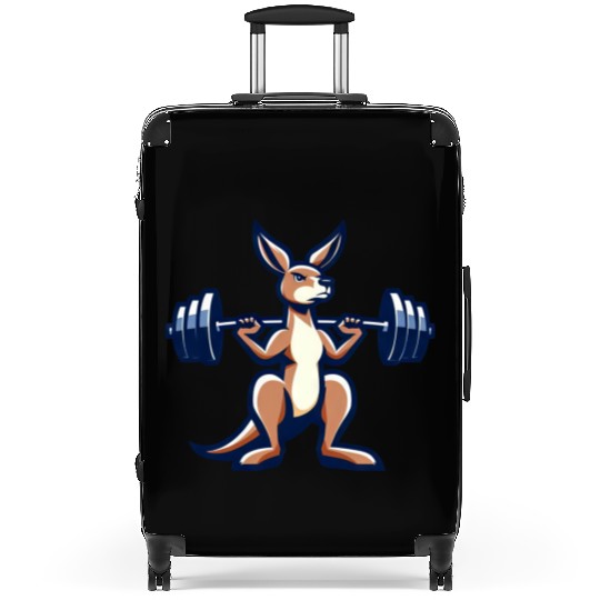 Kangaroo Barbell Weight Gym Fitness Workout Suitcases