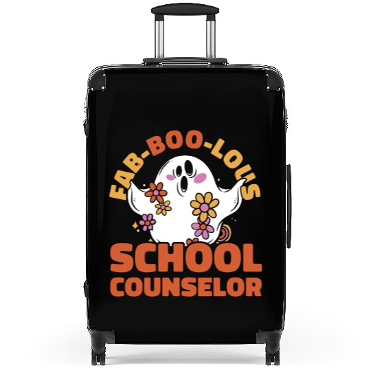 School Counselor Halloween Ghost Suitcases