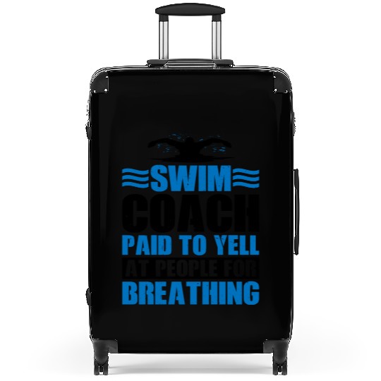 Swim Coach Paid To Yell At People For Breathing 3 Suitcases