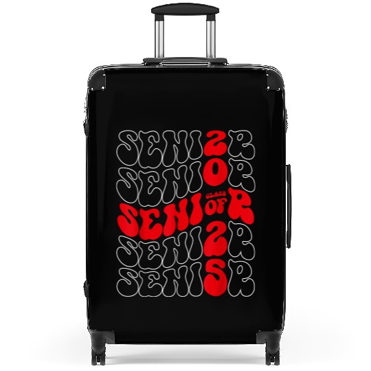 Class of 2025 Senior 2025 Graduation Groovy Back T Suitcases
