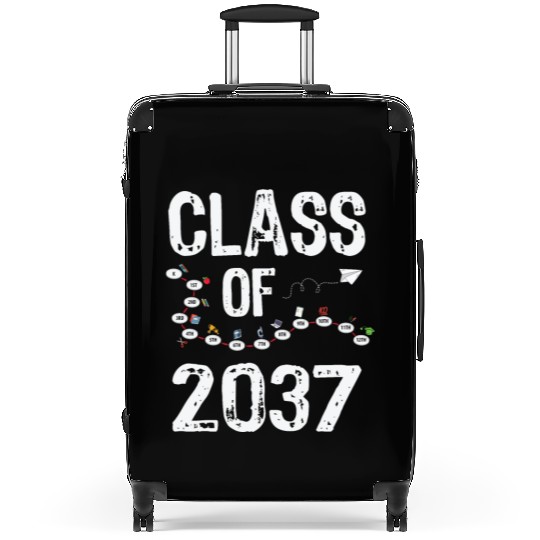 Funny Class of 2037 Grow With Me Back To School Suitcases