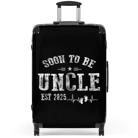 Soon To Be Uncle Est 2025 New Uncle Pregnancy Suitcases