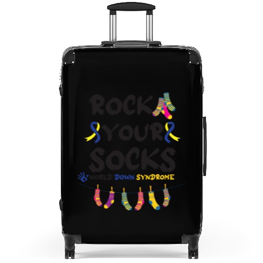 World Down Syndrome Awareness T21 Homie Teacher Suitcases