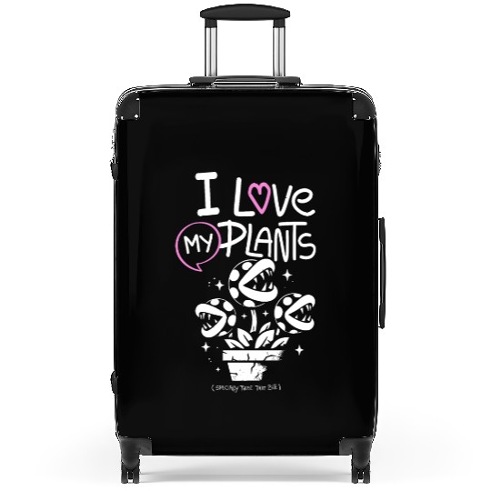 I Love My Plants – Cute Venus Flytrap Plant Lover Suitcases