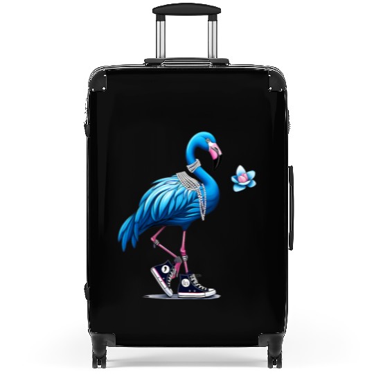 Flamingo Chucks And Pearls Comma La Kamala 2024 Suitcases