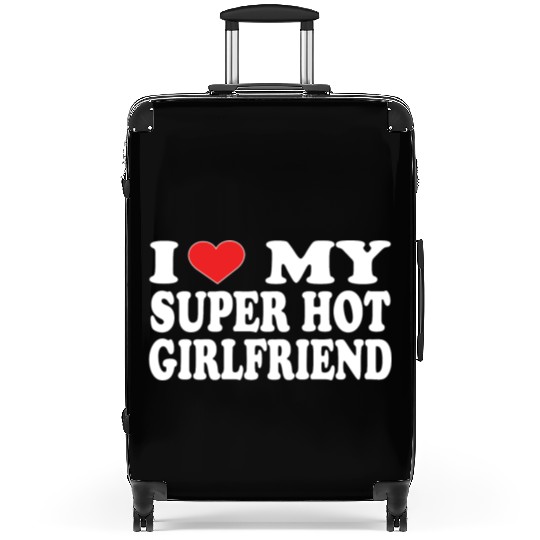 I Love My Boyfriend Suitcases | Cute Romantic Suitcases