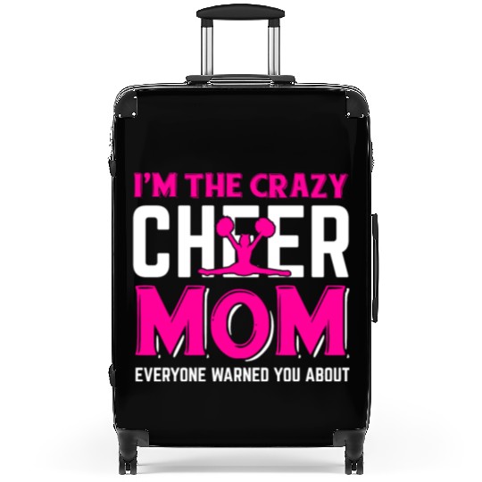 Crazy Cheer Mom Cheerleading Mommy Mother's Day Suitcases