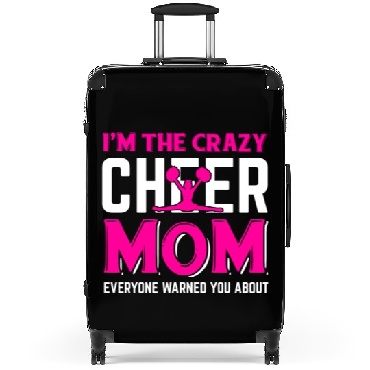 Crazy Cheer Mom Cheerleading Mommy Mother's Day Suitcases