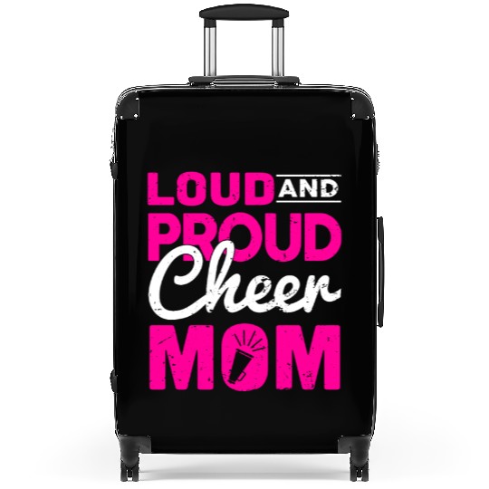 Loud & Proud Cheer Mom Cheerleading Mother's Day Suitcases