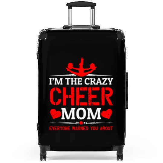 Crazy Cheer Mom Cheerleading Mommy Mother's Day Suitcases