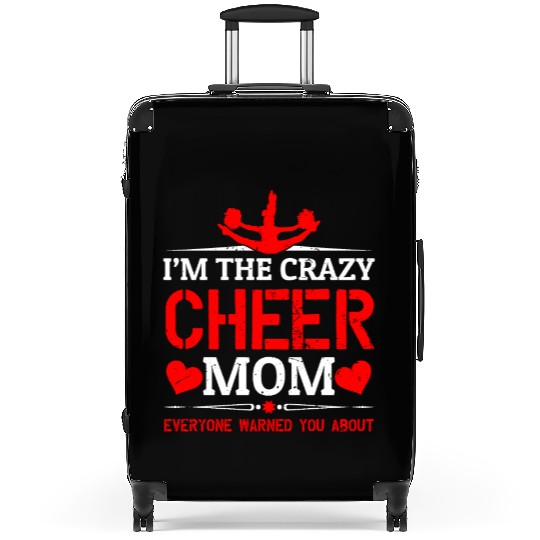 Crazy Cheer Mom Cheerleading Mommy Mother's Day Suitcases