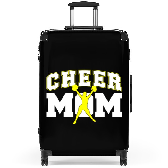 Cool Cheer Mom Art For Women Cheerleader Suitcases