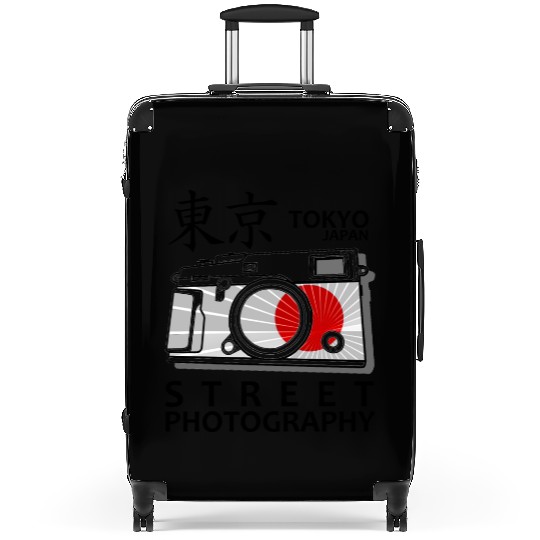 Tokyo Street hotography Suitcases